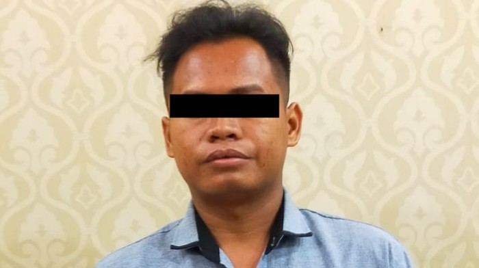 Pria viral onani di jalanan Rokan Hilir, Riau (dok. Istimewa)