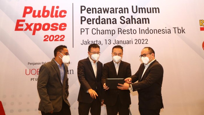 Rp 633 M jadi Incaran Champ Resto dari IPO PT Champ Resto Indonesia akan melakukan penawaran umum perdana atau initial public offering (IPO) di Bursa Efek Indonesia (BEI).