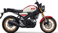 Warna kedua, ialah XSR 155 World Grand Prix 60th Anniversary Livery. Sebelumnya Yamaha telah menyematkan livery khusus ini pada MX King 150, All New Aerox 155 Connected ABS, All New R15M Connected ABS dan R25 ABS. Sebagai informasi, livery Yamaha World Grand Prix 60th Anniversary terinspirasi dari desain merah putih pada YZR500 (0W48) yang digunakan sang juara Kenny Roberts di Grand Prix 1980 kelas 500 cc. Foto: Yamaha Indonesia Motor Manufacturing (YIMM)