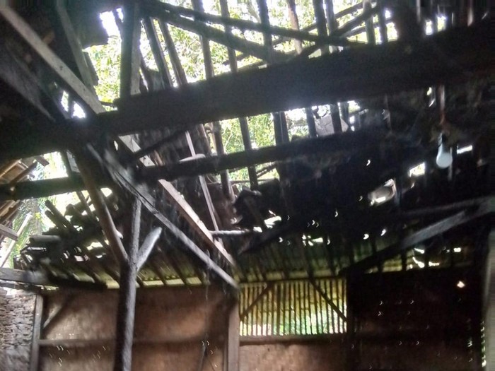 3 rumah ambruk terdampak gempa Banten (dok. BPBD Kabupaten Serang)