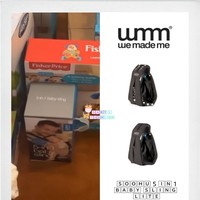 Selanjutnya ada Baby Sling yang bisa digunakan untuk menggendong baby Leslar. Soohu 5 in 1 Baby Sling Lite yang berwarna hitam itu dibanderol dengan harga sekitar Rp 1 juta. Foto: Instagram/@leslaralfatih.fashion