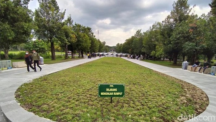 Concourse yang berada di zona 1 Candi Borobudur.