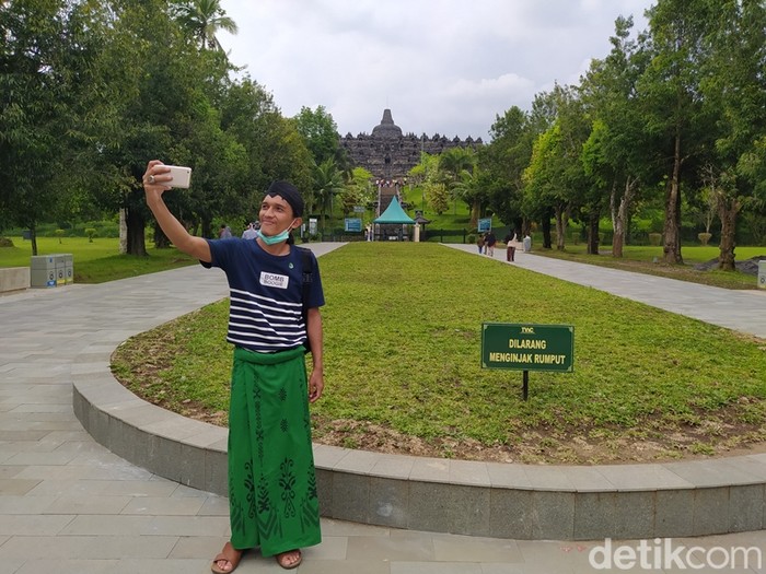 Concourse yang berada di zona 1 Candi Borobudur.
