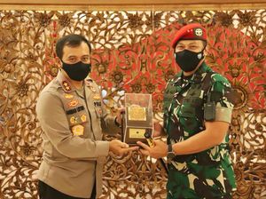 Danjen Kopassus Titip Anggotanya ke Kapolda Jateng, Ada Apa?