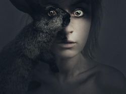 Karya Keren Fotografer Bikin Potret Wajah Setengah Manusia dan Hewan