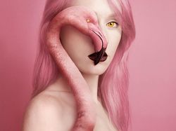 Karya Keren Fotografer Bikin Potret Wajah Setengah Manusia dan Hewan