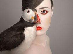 Karya Keren Fotografer Bikin Potret Wajah Setengah Manusia dan Hewan