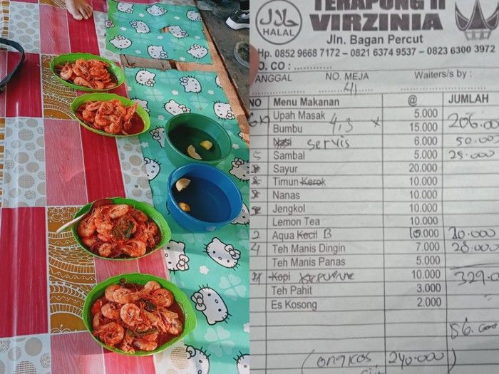 Getok harga makanan di tempat wisata