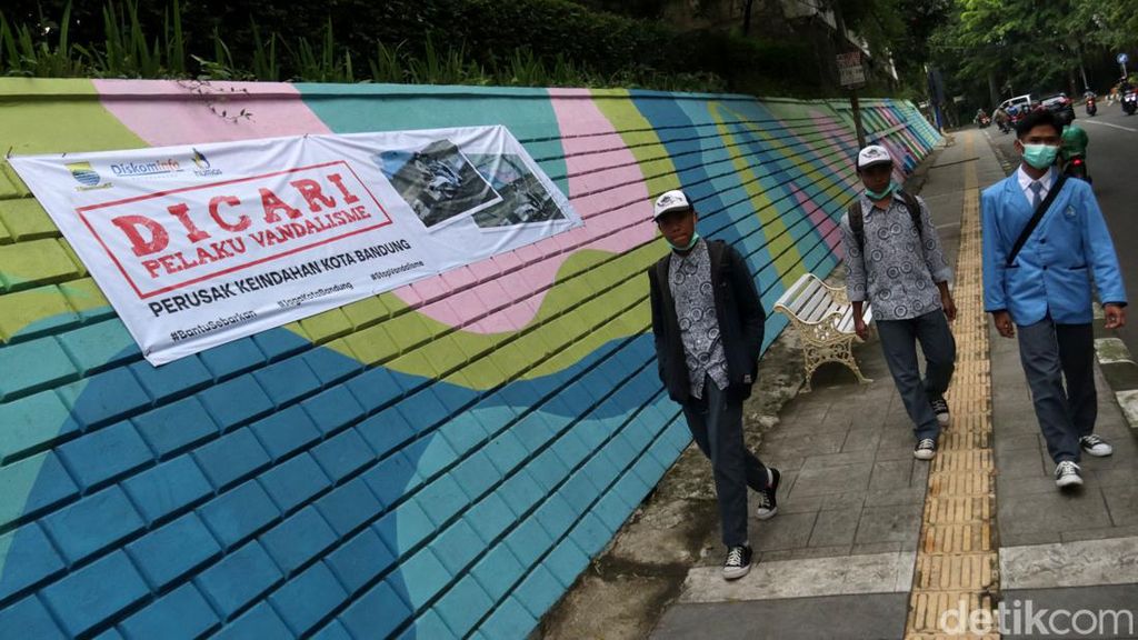 Buru Pelaku Vandalisme, Pemkot Bandung Gelar Sayembara Berhadiah Rp 10 Juta