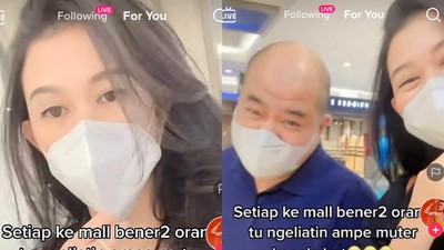 8 Foto Cinta Beda Usia Viral, Pasutri Dikira Anak dan Bapak Setiap ke Mall
