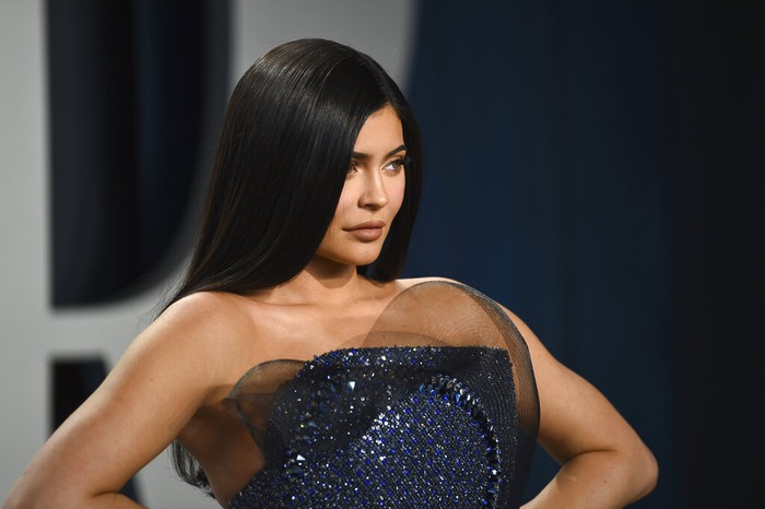 Kylie Jenner Kylie Jenner arrives at the Vanity Fair Oscar Party on Sunday, Feb. 9, 2020, in Beverly Hills, Calif. (Photo by Evan Agostini/Invision/AP)