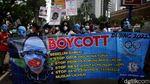Aksi di Kedubes China, Massa Tolak Olimpiade Musim Dingin di Beijing