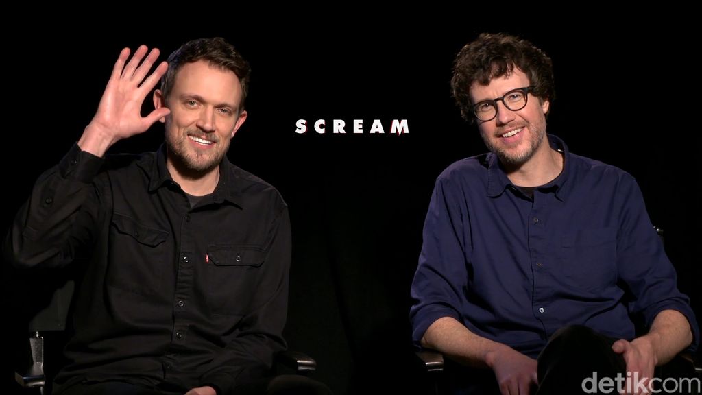 Matt Bettinelli-Olpin dan Tyler Gillet, sutradara Scream (2022) dan Ready or Not (2019) saat berbincang dengan detikcom beberapa waktu lalu.
