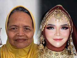 Foto Transformasi Nenek-nenek Dirias Pakai Lakban, Viral Hasilnya Bikin Kaget