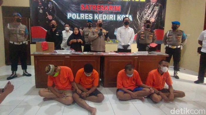 Pelaku pecah kaca mobil di Kota Kediri diringkus