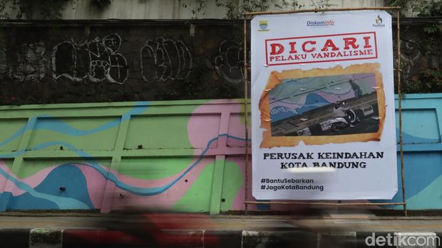 Pelaku Vandalisme di Bandung