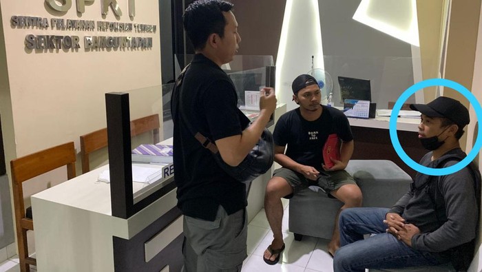 Penampakan Hadfana Firdaus setelah ditangkap