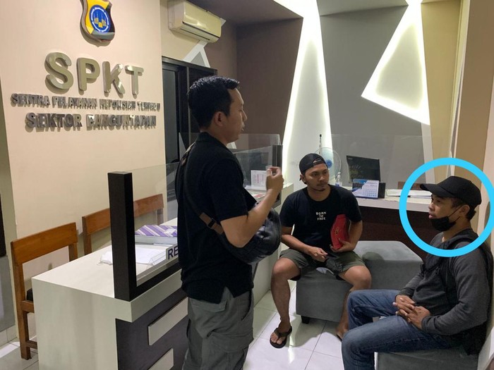 Penampakan Hadfana Firdaus setelah ditangkap