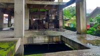 Tampak pembangunan RS Batua Makassar yang jauh dari kata tuntas karena anggarannya dikorupsi.