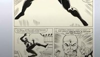 Halaman komik Spider-Man yang berkostum hitam ini laku di pasaran dan mencetak rekor senilai Rp 48 miliar. Debut Spider-Man dalam setelan symbiote hitam itu berasal dari 1984.  Foto: Associated Press