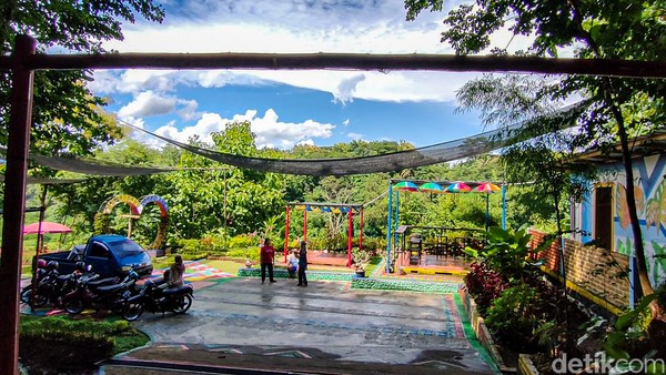 Hadirnya Taman Tresno Jasa Marga sejatinya merupakan pelengkap dari agrowisata Buah Klengkeng yang sudah terlebih dulu ada di Dusun Dukuh. Foto: Jalu Rahman Dewantara/detikcom