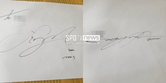 Tanda tangan Hyun Bin dan Son Ye Jin saat berlibur ke Pulau Jeju