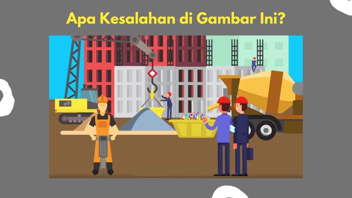 Bisakah kamu menemukan hal yang aneh di gambar ini?
