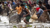 Festival panen ini jadi kegiatan yang dinanti oleh warga di kawasan Panbari yang berada sekitar 50 kilometer di timur Gauhati, India.