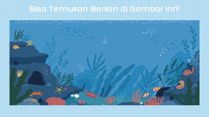 Di dasar laut ini ada sebuah berlian, bisa temukan?