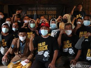 Relawan Majalengka Deklarasikan Erick Thohir Jadi Capres 2024