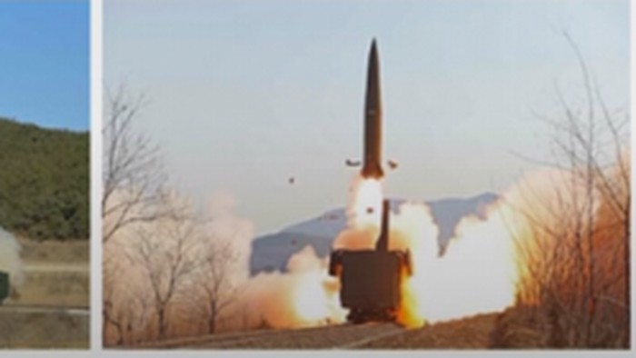 Korea Utara baru saja meluncurkan rudal balistik dari kereta api. Dilansir Associated Press, peluncuran rudal ini sebagai pembalasan terhadap saksi yang dijatuhkan Amerika Serikat.