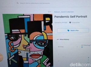Crazy Rich Bangka Beli Lukisan NFT Ridwan Kamil, Berapa Harganya?