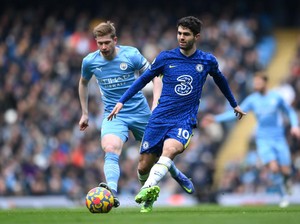 Manchester City Vs Chelsea Masih Imbang di Babak Pertama