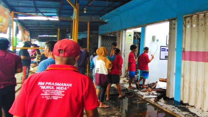 Pasar Bajulmati Banyuwangi Terbakar