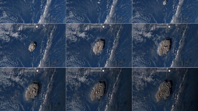 AS-Selandia Baru Terdampak Dahsyatnya Erupsi Gunung Bawah Laut Tonga Dahsyatnya erupsi Gunung Bawah Laut Tonga berdampak ke sejumlah negara salah satunya Selandia Baru. Selain itu, erupsi pun memicu tsunami di pantai barat AS.