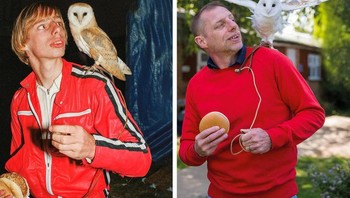 Wow persahabatan setia dengan hewan tahun 1984 dan 2020. Foto: Brightside