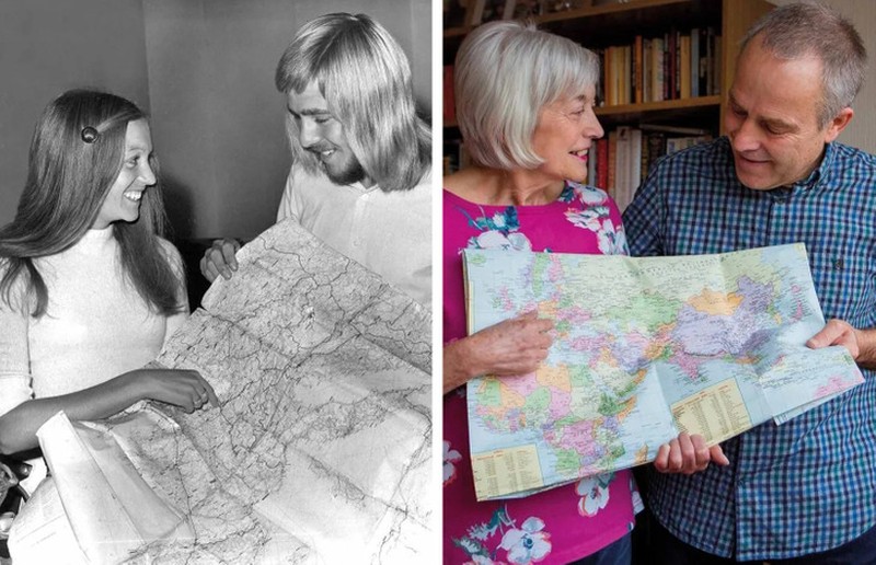 Keren! Fotografer Mengulang Momen 40 Tahun Lalu Dengan Objek yang Sama