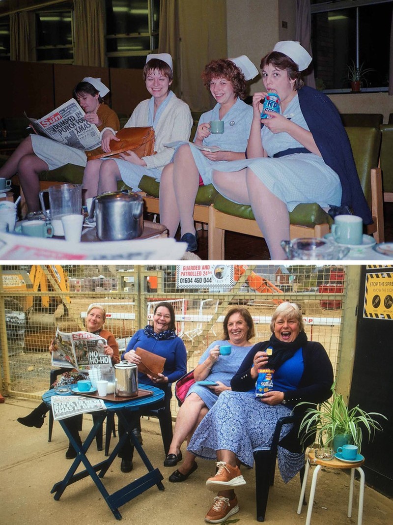 Keren! Fotografer Mengulang Momen 40 Tahun Lalu Dengan Objek yang Sama