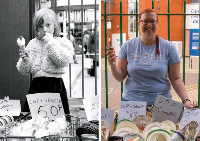 Keren! Fotografer Mengulang Momen 40 Tahun Lalu Dengan Objek yang Sama