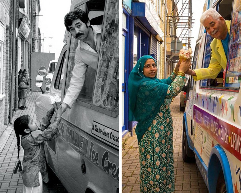 Keren! Fotografer Mengulang Momen 40 Tahun Lalu Dengan Objek yang Sama