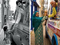 Keren! Fotografer Ulang Momen 40 Tahun Lalu, Before & After