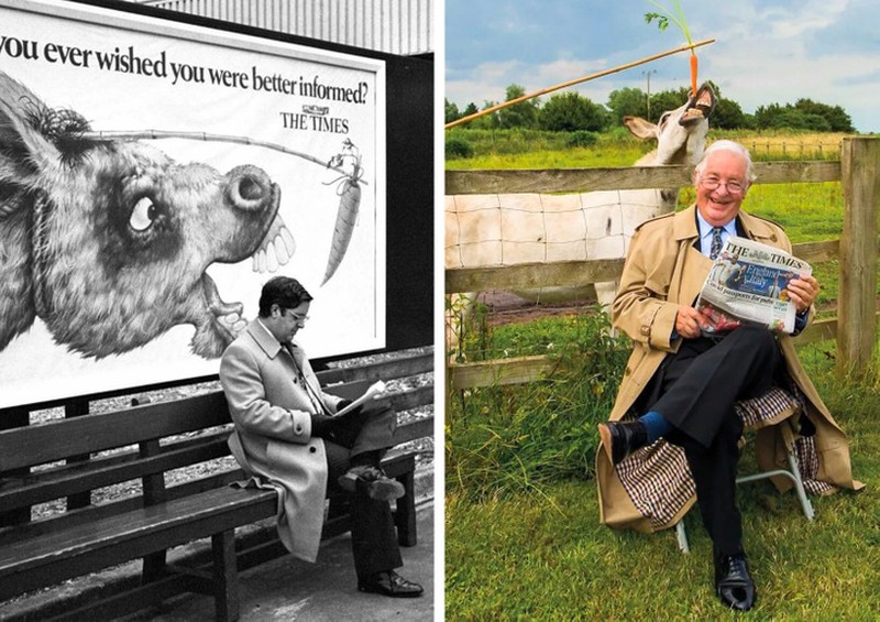 Keren! Fotografer Mengulang Momen 40 Tahun Lalu Dengan Objek yang Sama