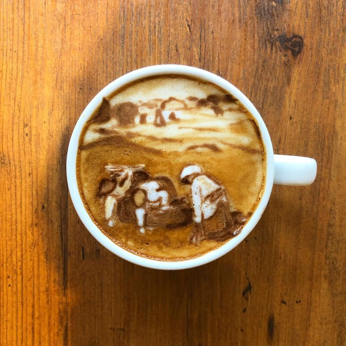 Latte art 3d