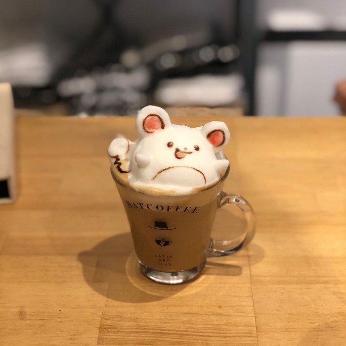 Latte art 3d