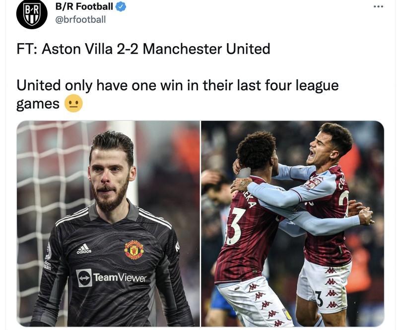 Meme MU Aston Villa