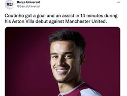 Coutinho Jadi Mimpi Buruk MU Ramai di Linimasa