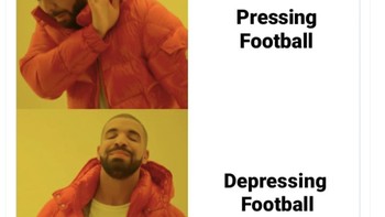 Raf Rangnick tidak menghadirkan pressing football melainkan malah depressing football. Foto: Twitter