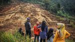 Penampakan dari Udara Longsor di Kabupaten Sumedang
