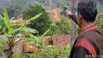 Penampakan dari Udara Longsor di Kabupaten Sumedang