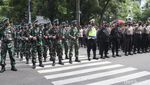 Ribuan TNI-Polri Bersiap Jelang Kedatangan Jokowi ke Bandung